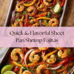 Sheet Pan Shrimp Fajitas Recipe