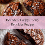 Fudgy Chewy Browkies (Brookies) Recipe