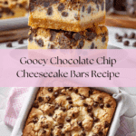Chocolate Chip Cheesecake Bars Recipe