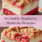 Strawberry Shortcake Brownies Recipe