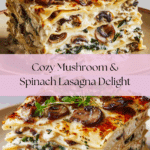 Mushroom And Spinach Lasagna Recipe