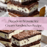 Brownie Ice Cream Sandwiches Recipe