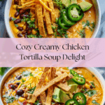 Creamy Chicken Tortilla Soup Recipe