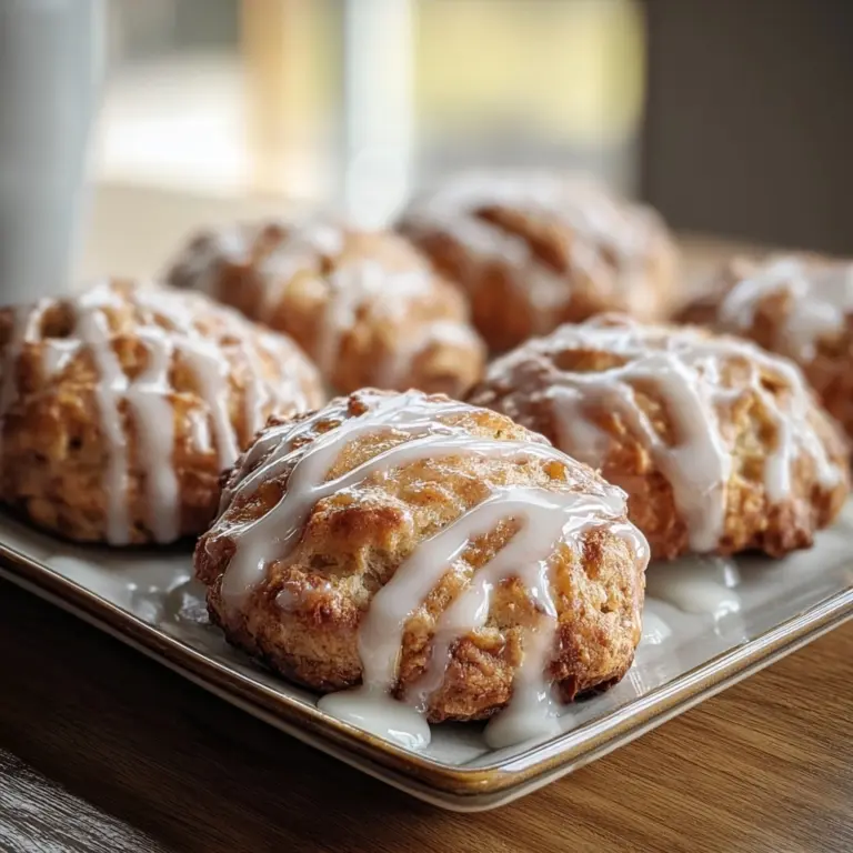Baked Apple Fritters with Glaze Recipe