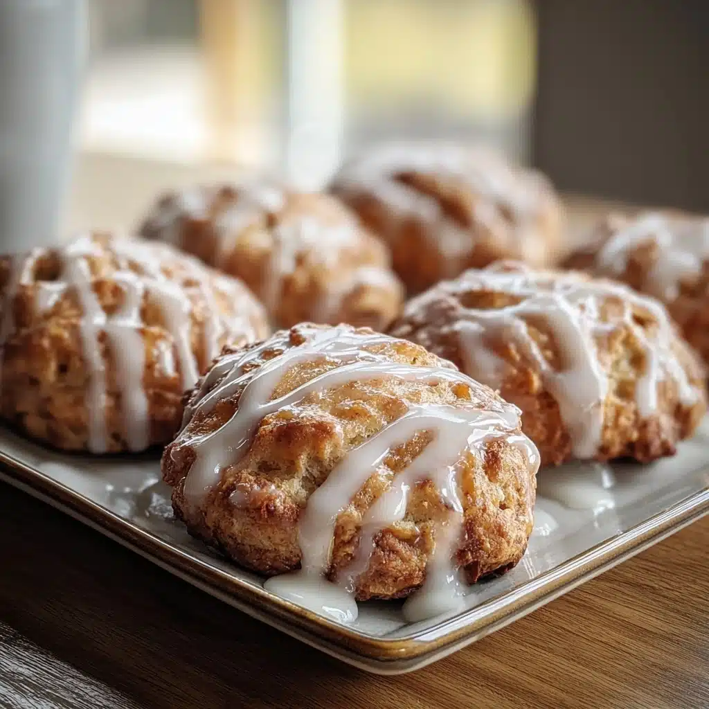 Baked Apple Fritters with Glaze Recipe - Recipe Image