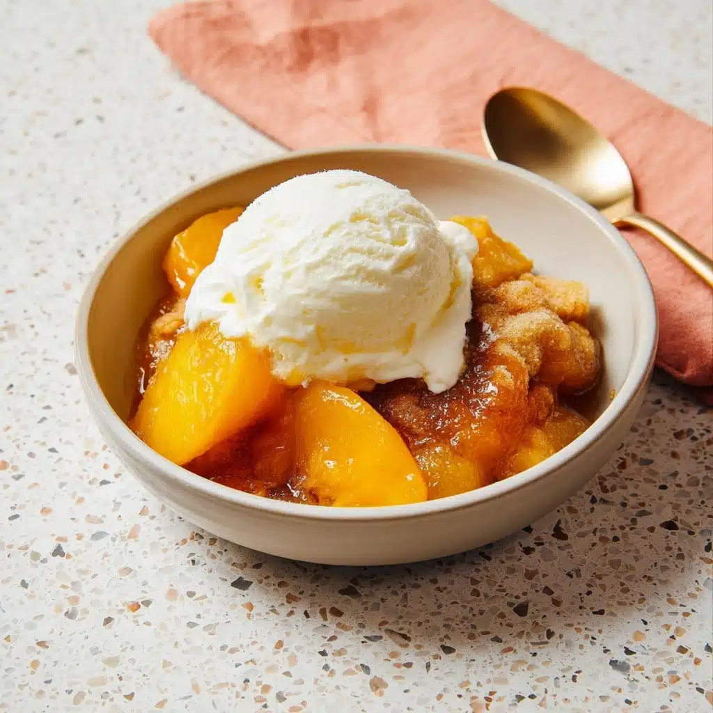 Peach Pudding Recipe - Recipe Image
