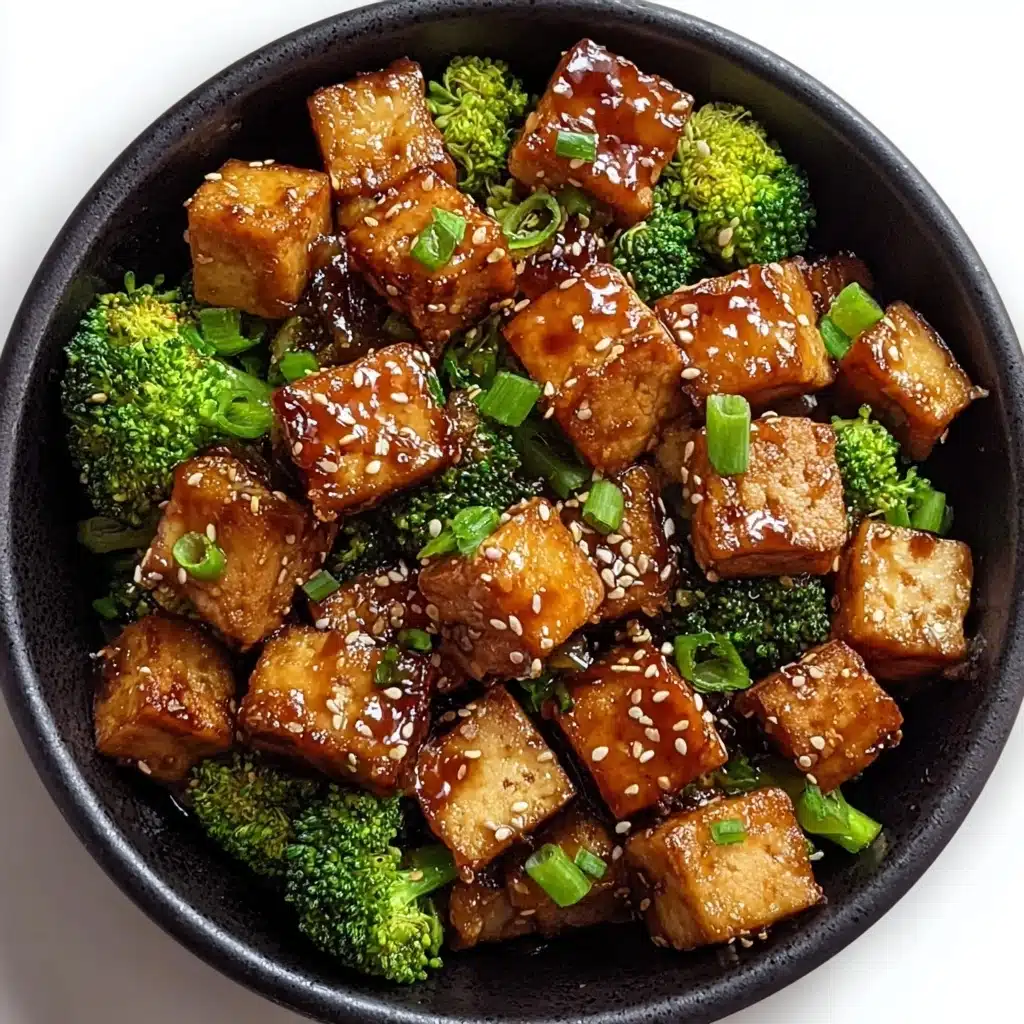 Crispy Honey Garlic Tofu Recipe - Recipe Image