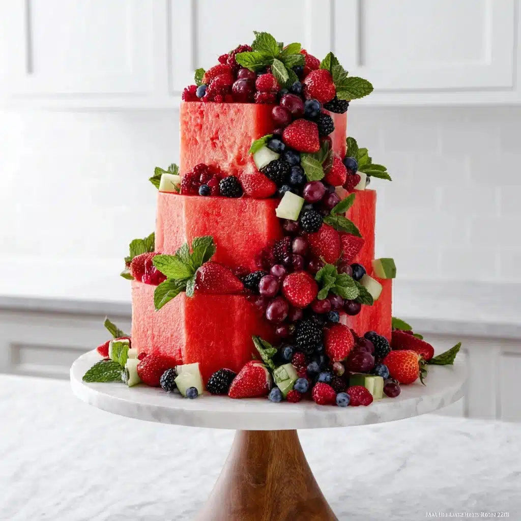 Watermelon Cake Recipe - Recipe Image