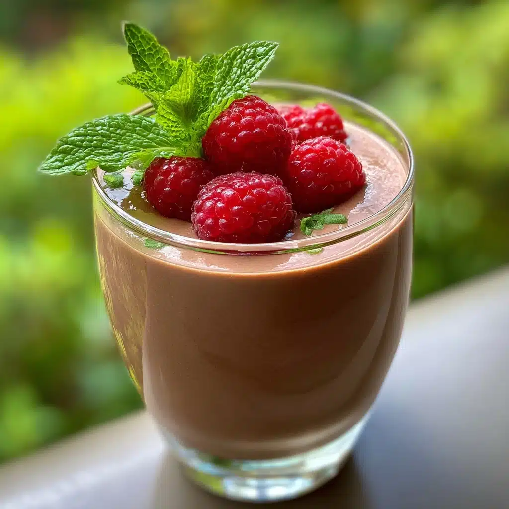 Mocha Magic Meets Raspberry Zest: A Smoothie Sensation Recipe - Recipe Image