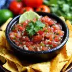 Fresh Salsa with Cilantro & Lime Recipe