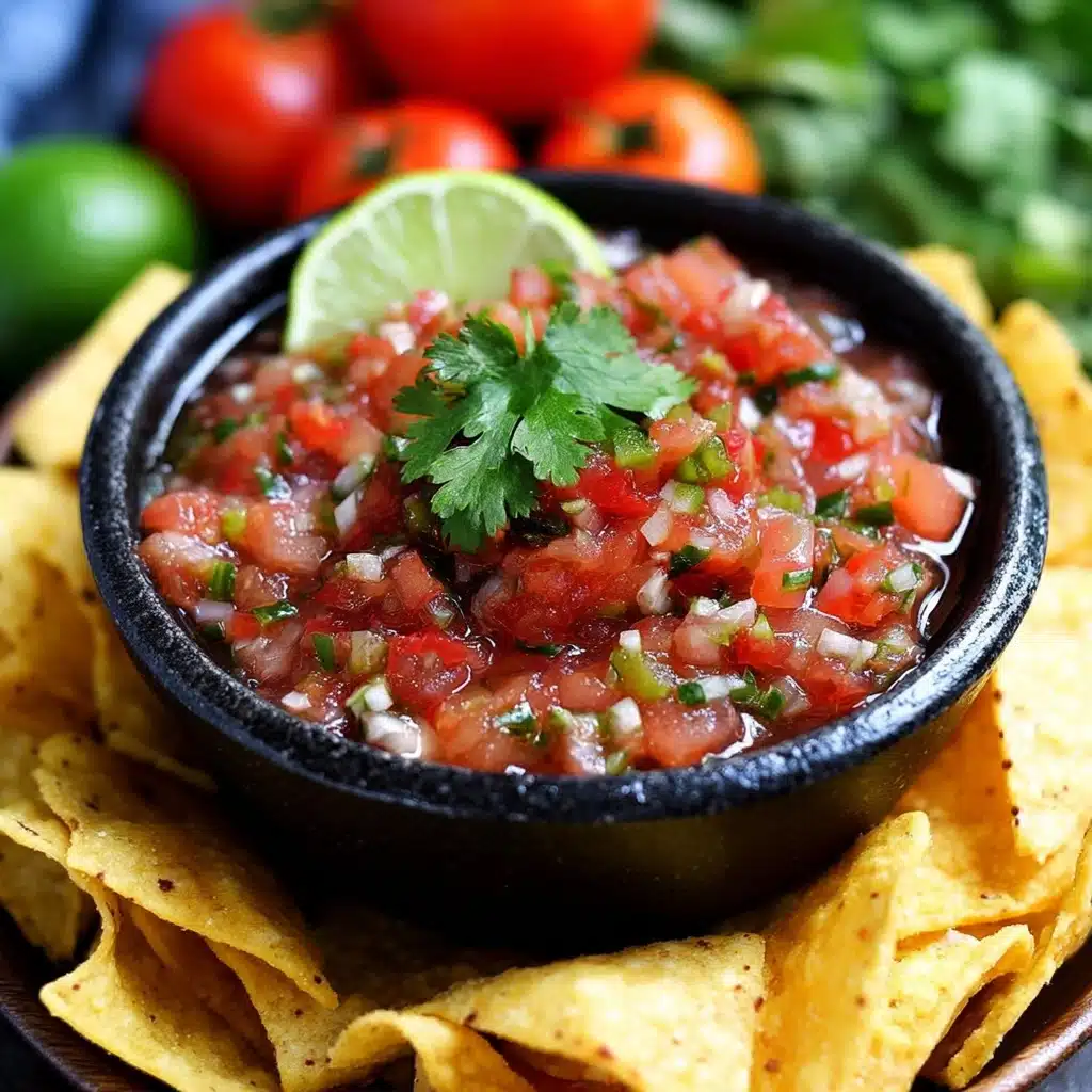 Fresh Salsa with Cilantro & Lime Recipe