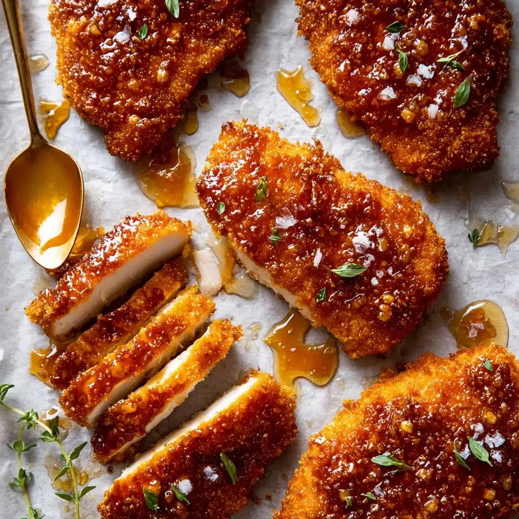 Baked Crunchy Hot Honey Chicken Recipe - Recipe Image