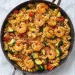Cook pasta al dente in a pot of boiling water, according to package directions Recipe