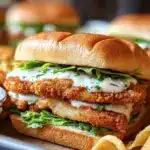 Crispy Chicken Sandwich with Garlic Mayo Recipe