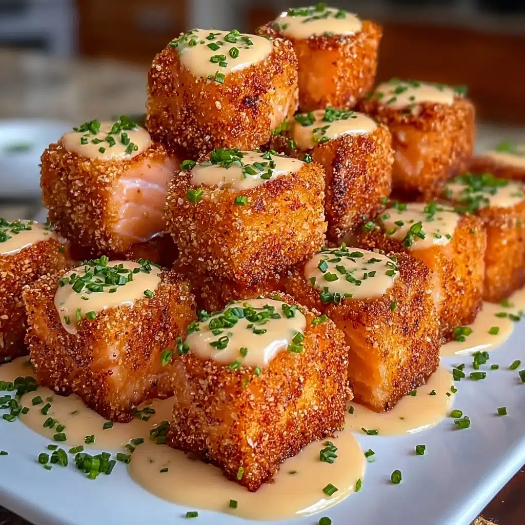 Crispy Bang Bang Salmon Bites Recipe - Recipe Image