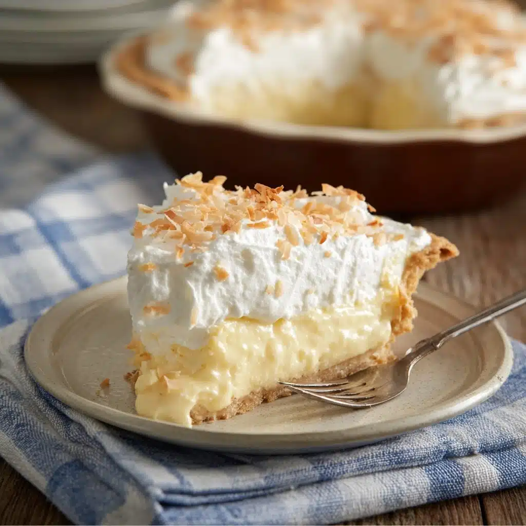 Old Fashioned Coconut Cream Pie Recipe - Recipe Image