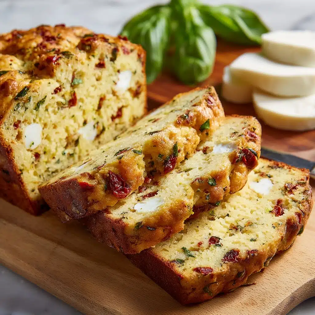 Caprese Quick Bread Recipe - Recipe Image
