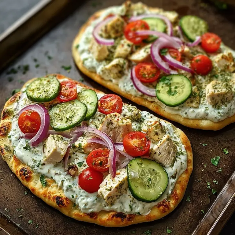 Tzatziki Chicken Pizza Recipe