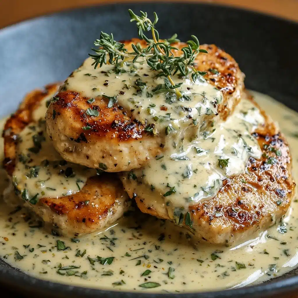 Chicken in Boursin Sauce with Garlic and Fine Herbs Recipe