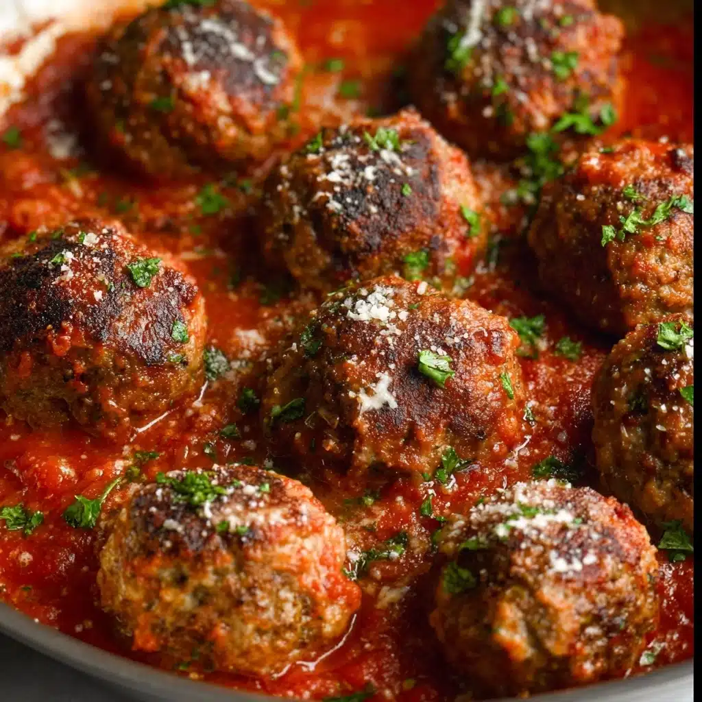 Mozzarella Stuffed Meatballs Recipe