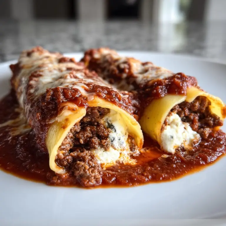 Irresistible 12-Stuffed Manicotti Meat Sauce Perfection Recipe