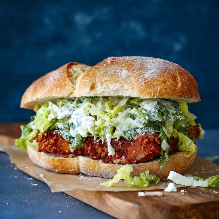 Crispy Chicken Caesar Sandwich Recipe