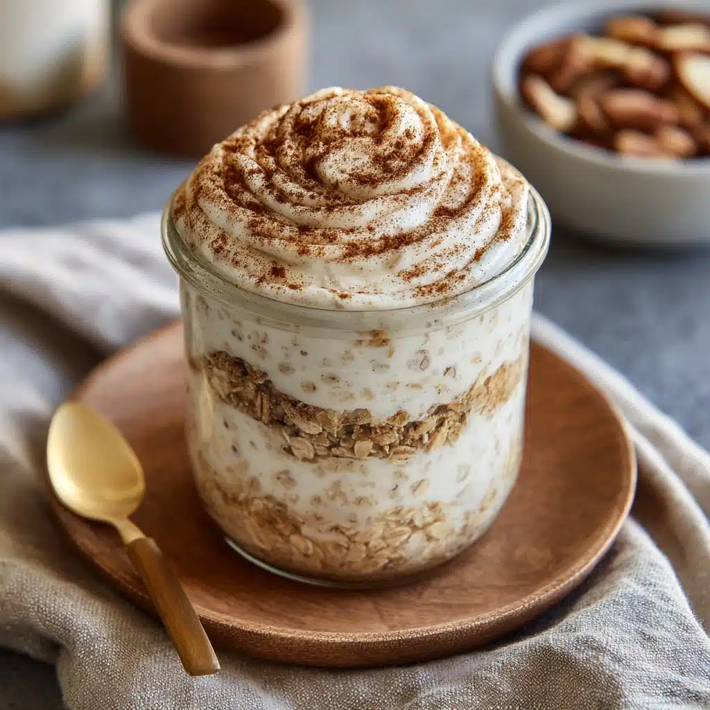 Cinnamon Roll Overnight Oats Recipe - Recipe Image