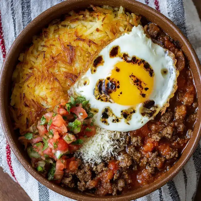 Breakfast Chili and Eggs Recipe