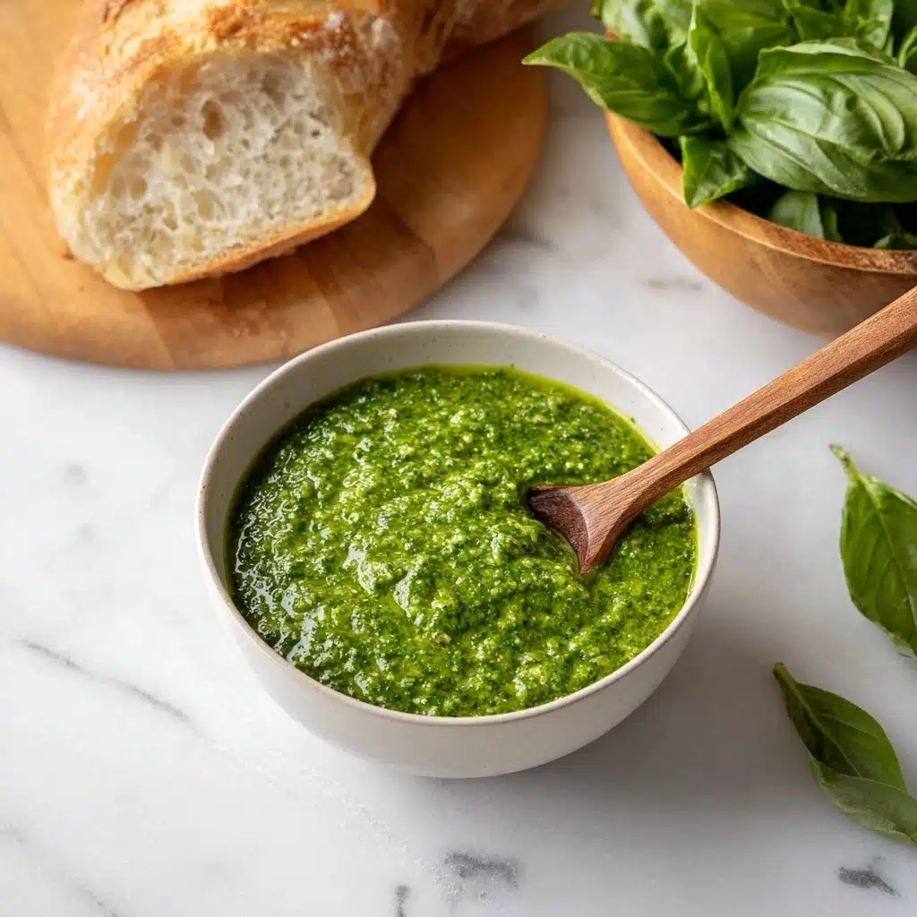 Fresh Basil Pesto Recipe - Recipe Image