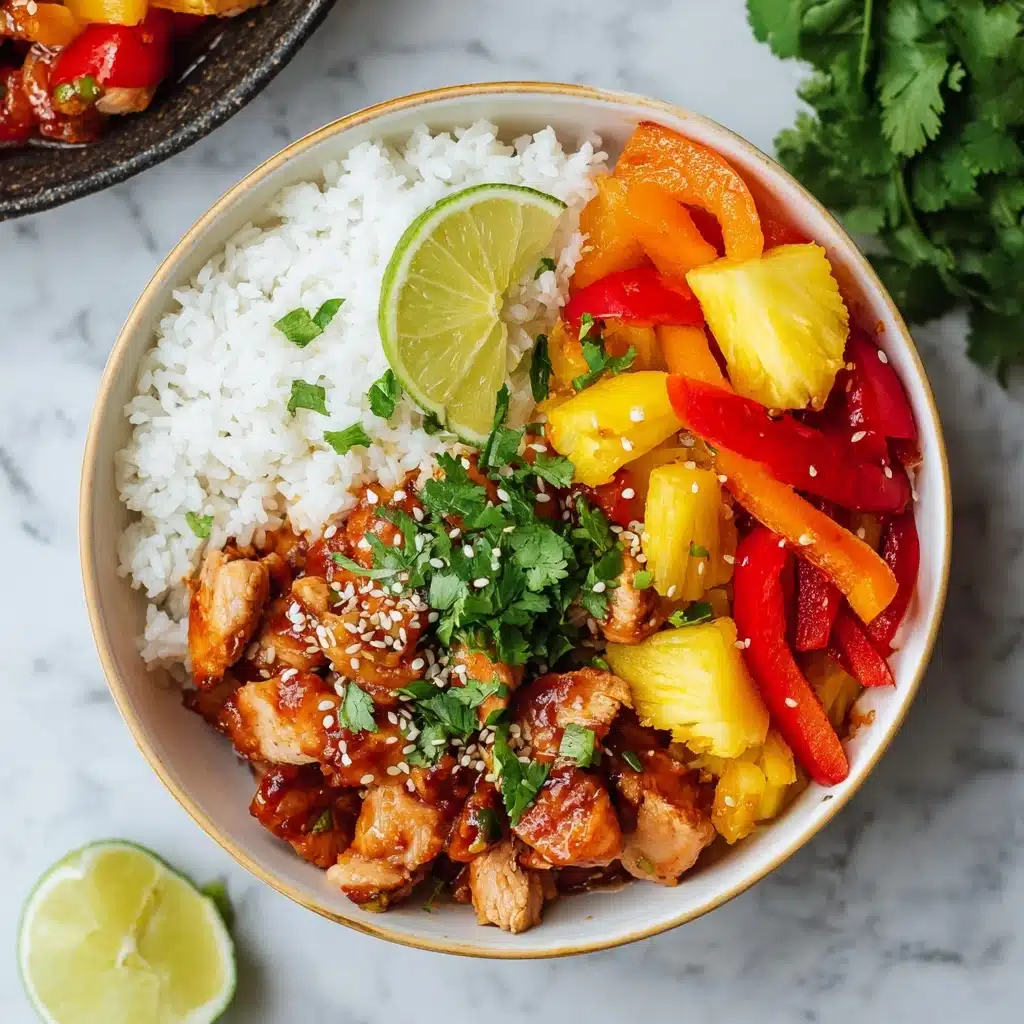 Hawaiian Chicken Sheet Pan Meal (Whole30, Paleo, Low Carb) Recipe