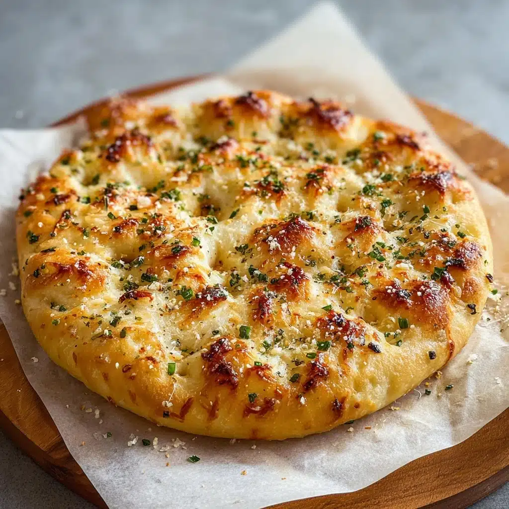 Garlic Parmesan Focaccia Bread : Savory & Easy Recipe - Recipe Image