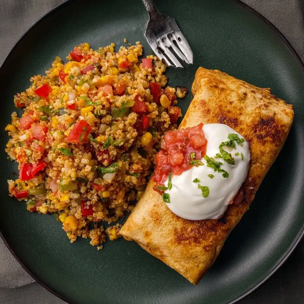 Cheesy Rotisserie Chicken Burritos Recipe