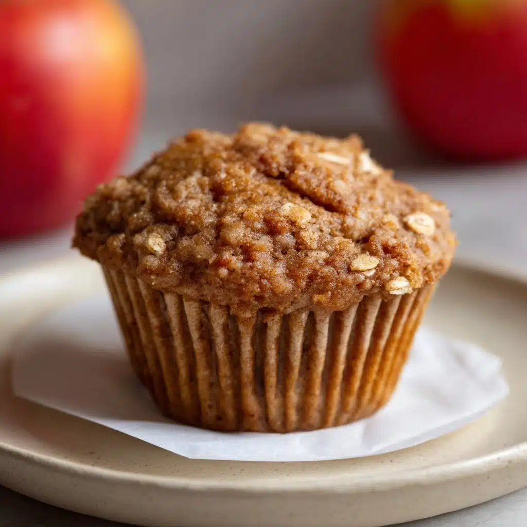 Healthy Apple Cinnamon Oat Muffins Recipe - Recipe Image