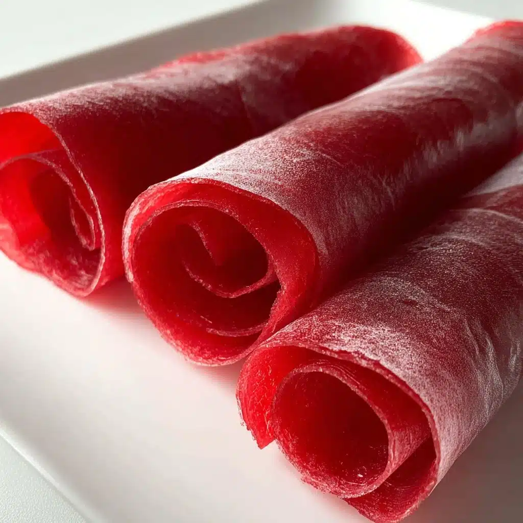 Rhubarb Fruit Leather Recipe - Recipe Image