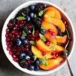 Summer Peach Fruit Salad Recipe