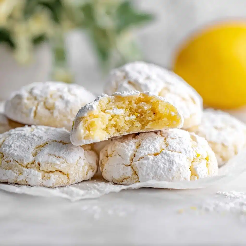 Lemon Crinkle Cookies Recipe - Recipe Image