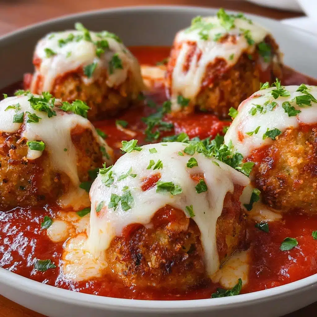 Chicken Parmesan Meatballs Recipe - Recipe Image