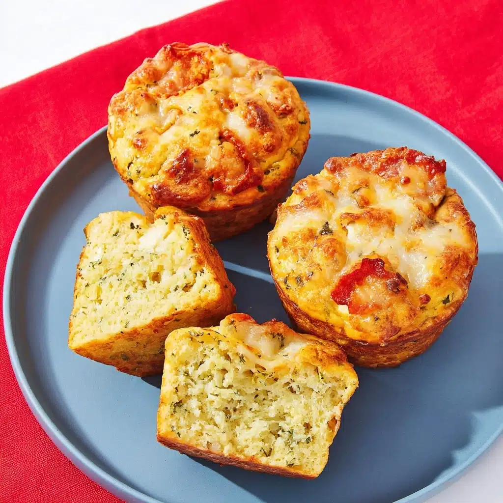Easy-Peasy Cheesy Pizza Muffins (hidden veggie!) Recipe