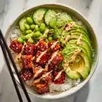 Honey Sriracha Salmon Bowls Recipe
