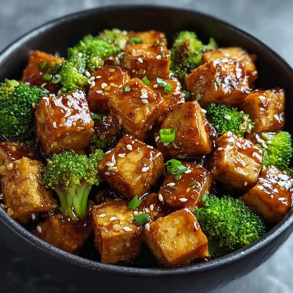 Crispy Honey Garlic Tofu Recipe - Recipe Image