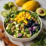 Mango Cucumber Salad with Blueberry and Avocado Recipe