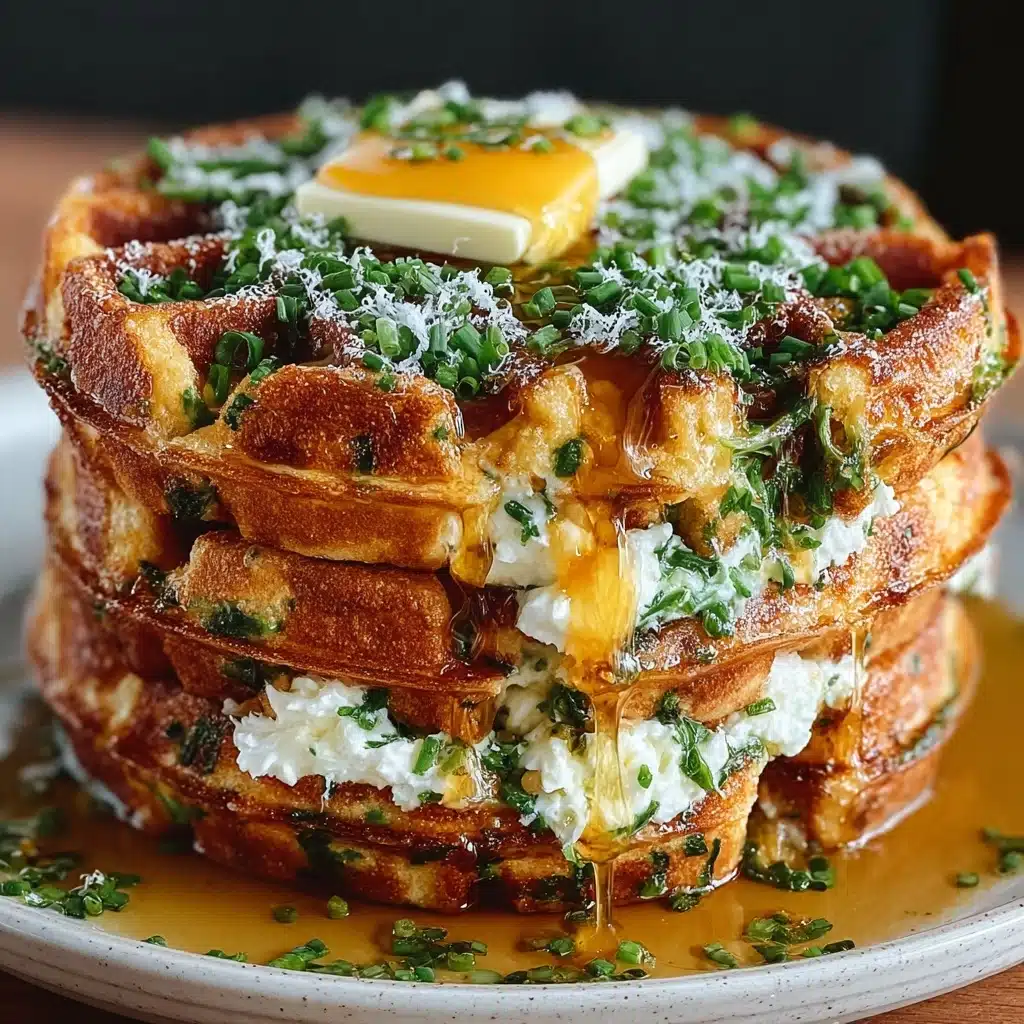 Cheddar Jalapeño Cornbread Waffles Recipe
