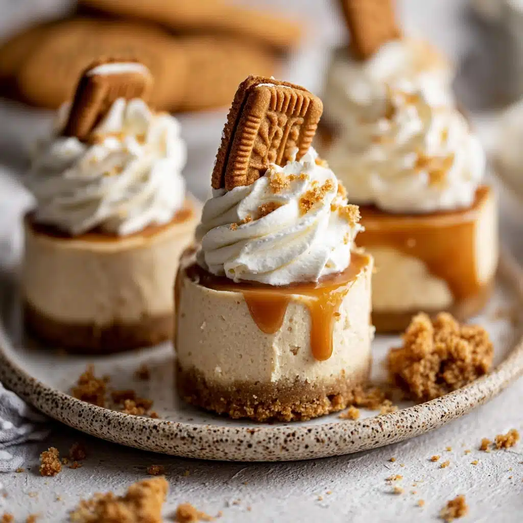 No Bake Mini Biscoff Cheesecakes Recipe