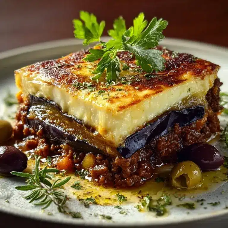 Outrageously Delicious Greek Moussaka: Indulge Today! Recipe
