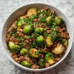 Brussels Sprouts Ground Turkey Skillet Recipe