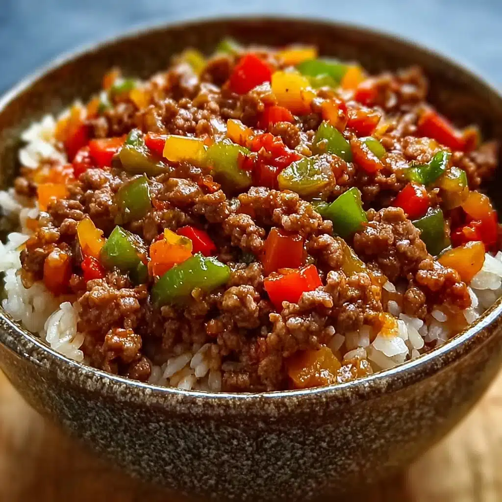 Beef Pepper Rice Bowl is a delicious meal option Recipe - Recipe Image