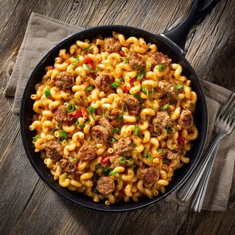 Blackened Shrimp Cavatappi Recipe