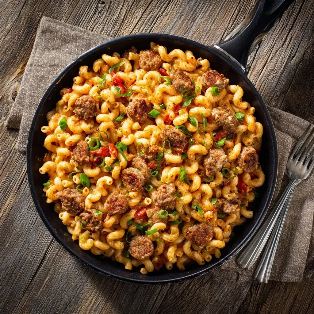 Blackened Shrimp Cavatappi Recipe - Recipe Image