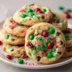 M&M Christmas Cookies Recipe