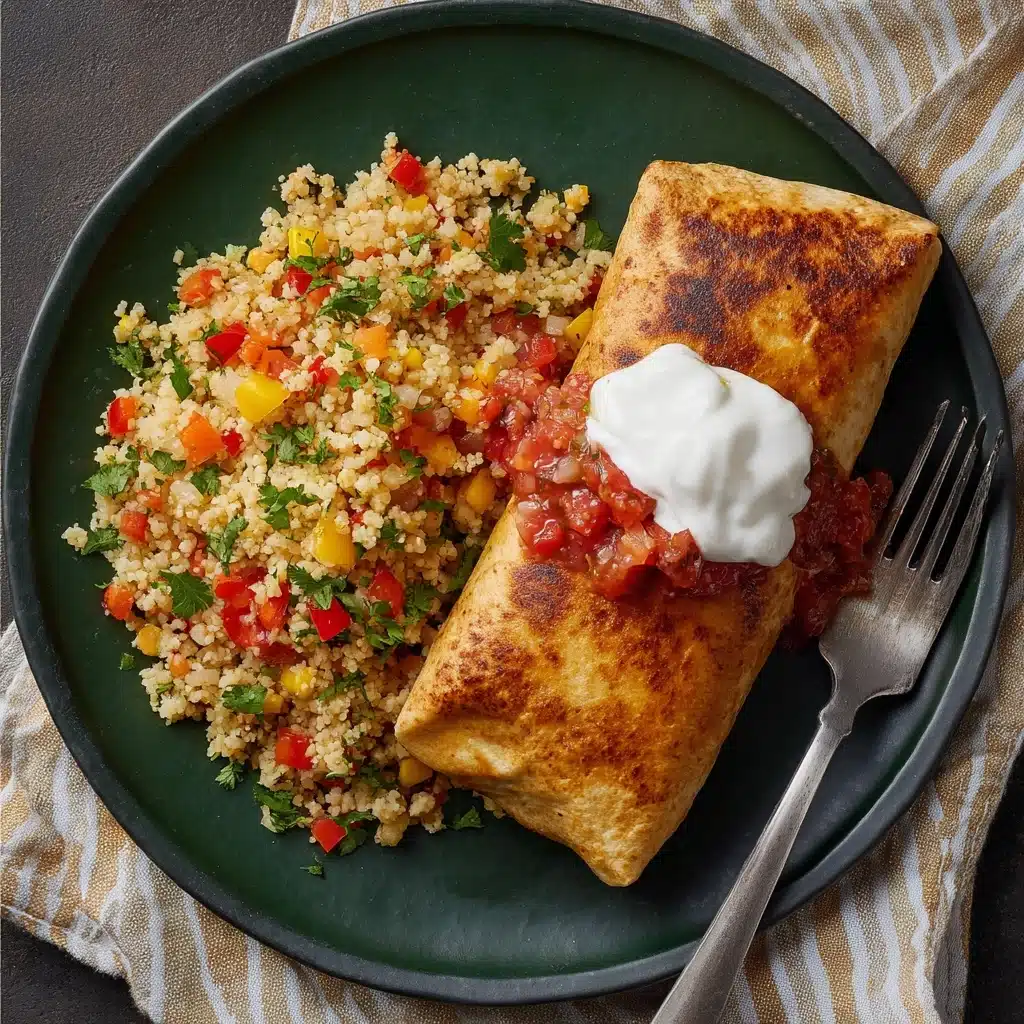 Cheesy Rotisserie Chicken Burritos Recipe